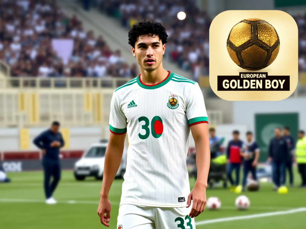 Illustration pour l’article Ibrahim Maza absent du Golden Boy malgré sa nomination au prix Kopa (c) Alger DZ