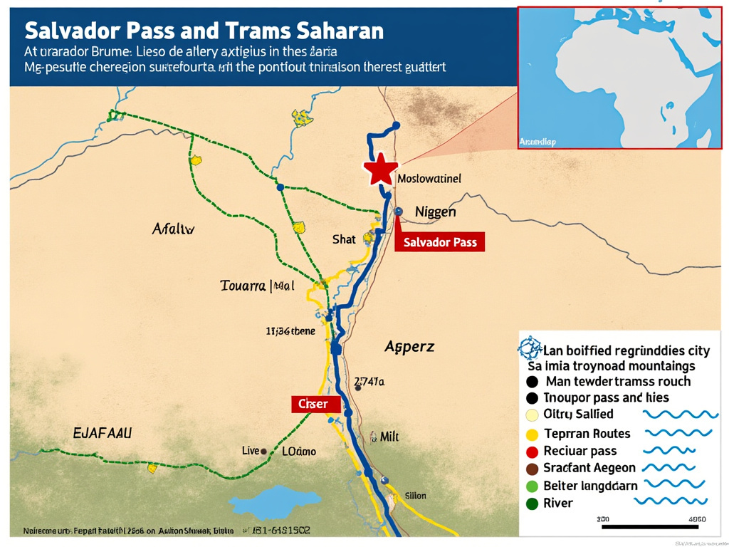 Illustration pour l’article Le col de Salvador, nouveau théâtre des conflits libyens au carrefour du Sahara (c) Alger DZ