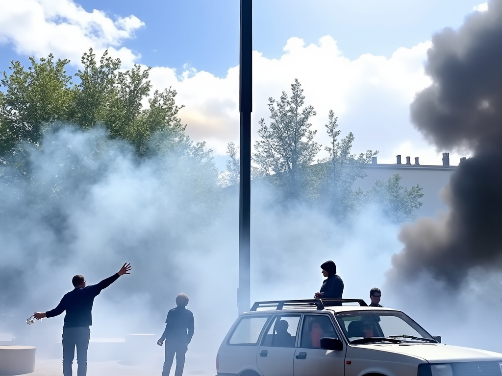 Illustration pour l’article France : plus de 1 200 arrestations lors de manifestations violentes contre la vie chère (c) Alger DZ