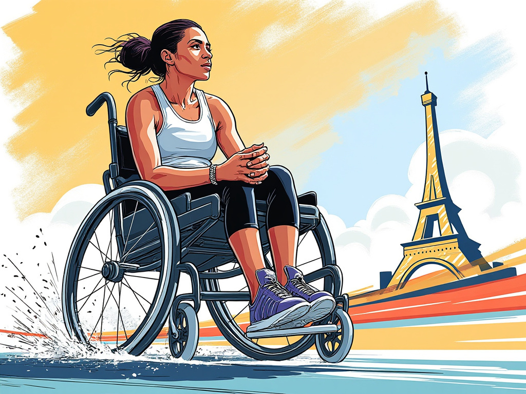 Illustration pour l’article Najlah Imad, athlète irakienne, vise l’or aux Jeux paralympiques de Paris (c) Alger DZ